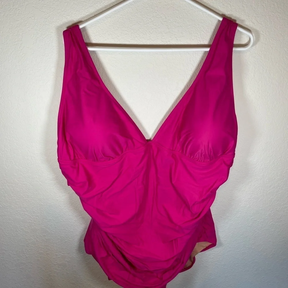 J.Crew Vibrant Pink One-Piece Swimsuit 24